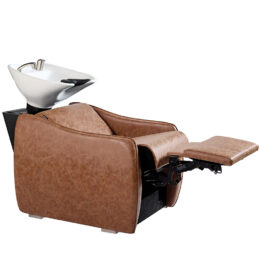 Harlow Tan Electric Recline Wash Lounge