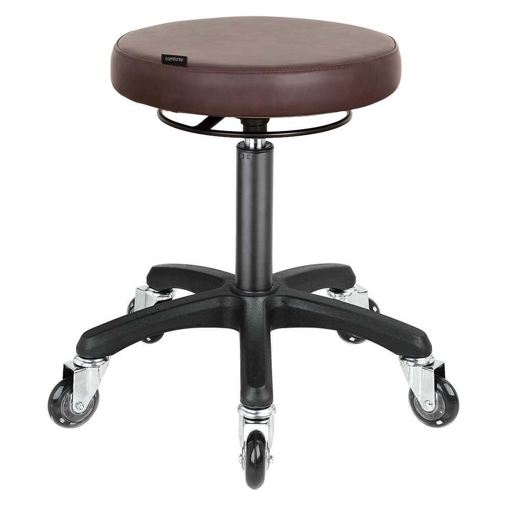 3500.01.M Merlot Salon Stool Black Base