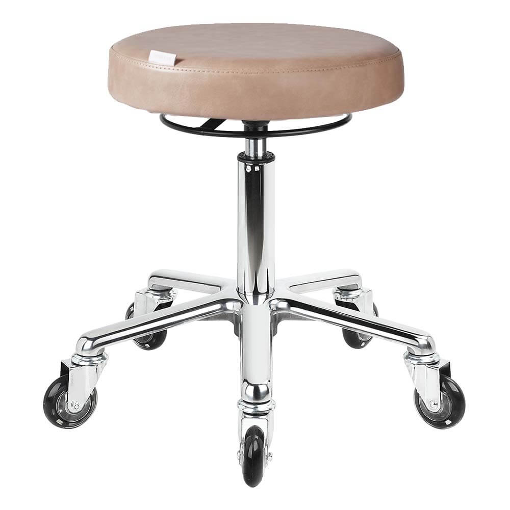 Blush Salon Stool with Aluminium Base Comfortel Salon Furniture USA Canada