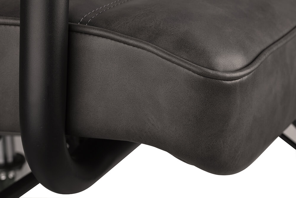 6235 Naomi II Textured Black Reclining Chair Detail 1