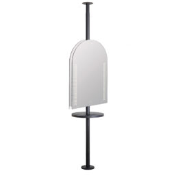 Arch LED with Pole Frame Black