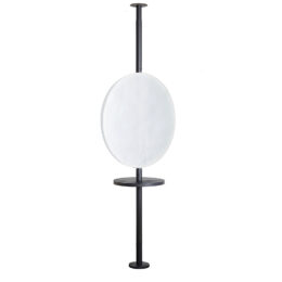 Circa LED with Pole Frame Black