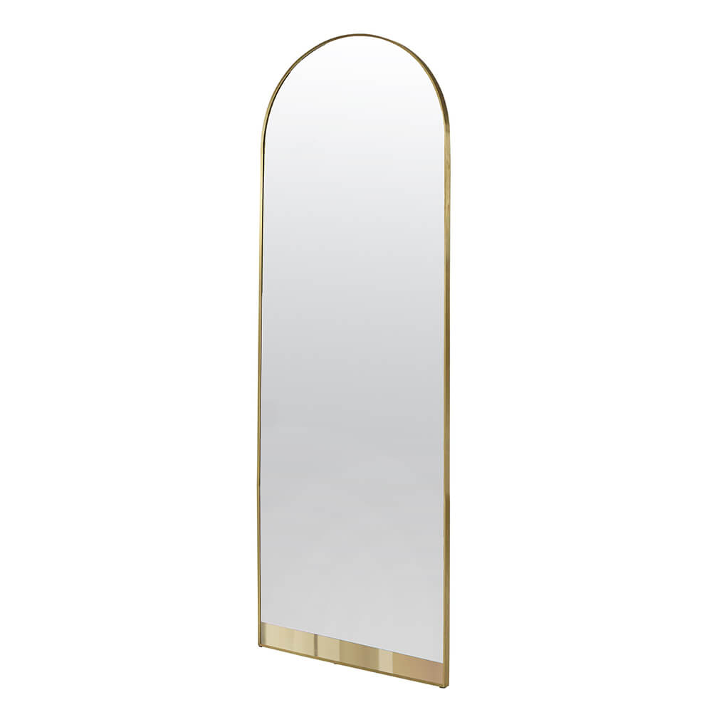 8186_Verona Brass Arch Salon Mirror